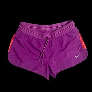 Nike Shorts Womens Lightweight Workout Casual Dri-Fit Gym Running Purple Size Sm
